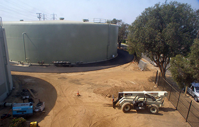 East Los Angeles New Water Storage Tank Increases Supply East Los Angeles Tank