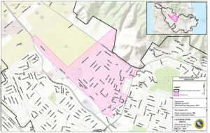South San Francisco precautionary do-not-drink notice map