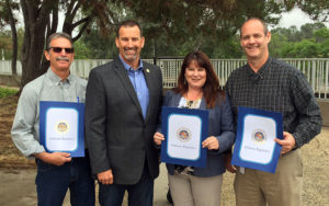 Cal Water representatives with State Assemblymember Brian Dahle (second from left)