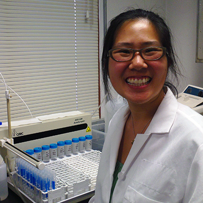 Cynthia P., científica en calidad del agua
