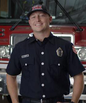 Brandon S., bombero del Departamento de Bomberos de Stockton