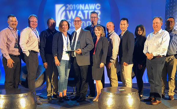 George Barber receives NAWC Living Water Award