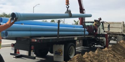 Comienza instalación de nueva tubería principal en Oswell Street en Bakersfield