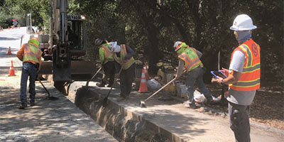 Water Main Replacement Begins in Portola Valley