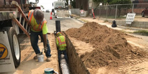 Construcción en East Bakersfield 