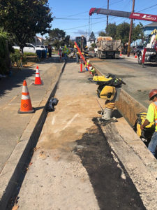 Water Main Replacement Project in San Mateo