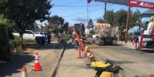 Water Main Replacement Project in San Mateo