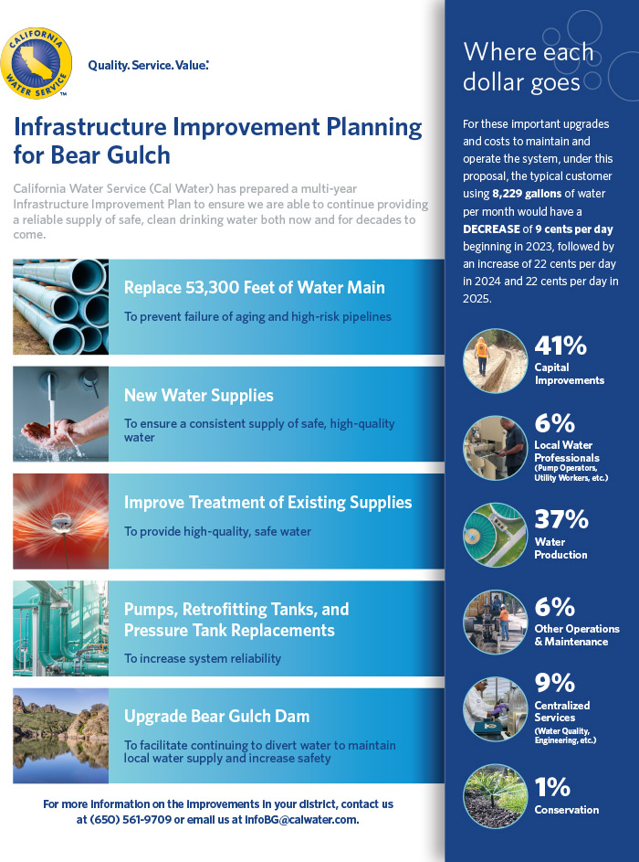 Bear Gulch District 2021 infrastructure improvement planning click for a PDF