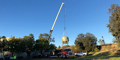 Long view of GAC installation in Marysville