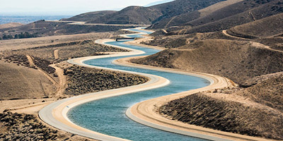 the California Aqueduct in Palmdale (DWR photo)