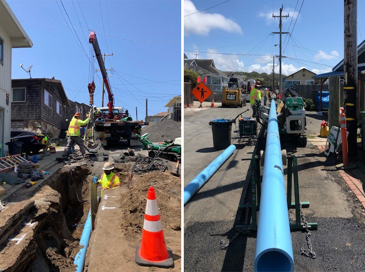 Dillon Beach construction