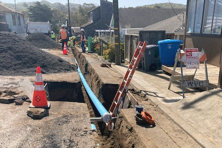 Construcción en Dillon Beach