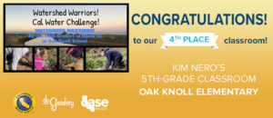 Congratulations to our 4th place winners, Kim Nero's class at Oak Knoll Elementary