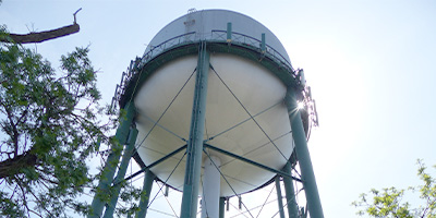 Water tank in Chico