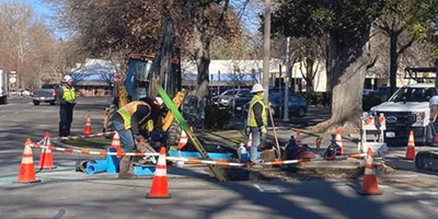 Instalación de tubería en Chico