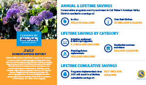 Antelope Valley 2022 conservation report infographic