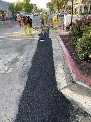 Livermore construction asphalt patch