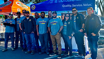 Cal Water employees at a community event