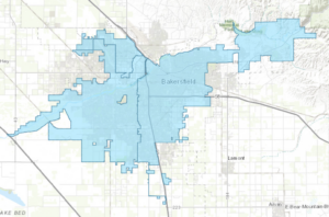 Bakersfield Map