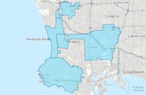 Mapa de Rancho Dominguez
