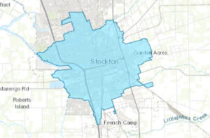 Mapa de Stockton