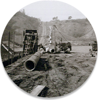Historical photo of Cal Water project site